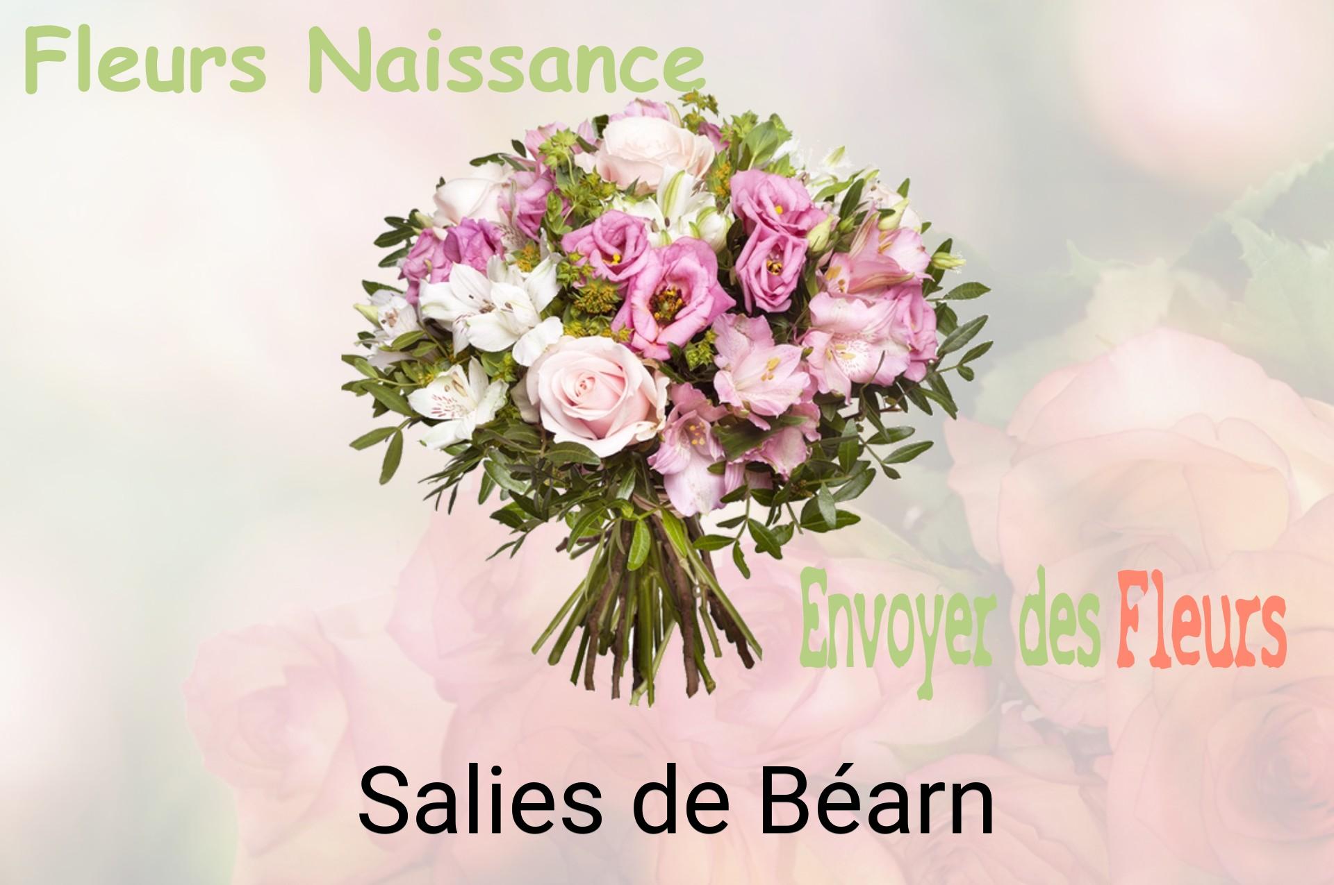 Bouquet de fleurs de naissance livré à Salies-de-Béarn